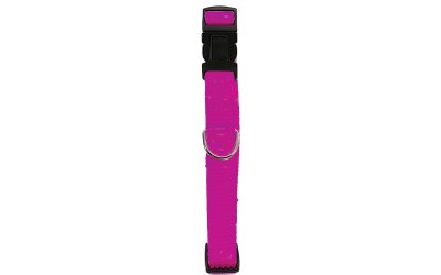 Zgarda Fuchsia Nylon 15 mm